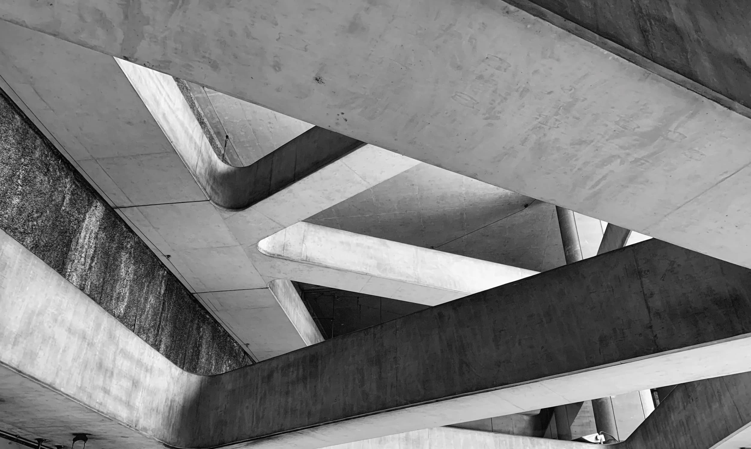 Abstract concrete architecture