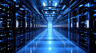 Data center server corridor